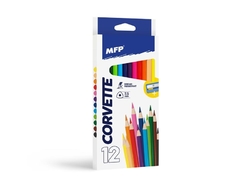  Pastelky MFP 12 ks triangular s ořezávátkem