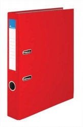 Pákový pořadač "Basic" červený  50mm  A4 PP/karton 