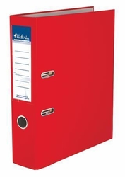 Pákový pořadač "Basic", červený, 75 mm, A4, PP/karton