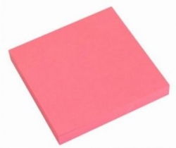 bloček samolepicí 75x75 neon růžový
