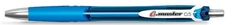 Gelové pero "G. master", modrá, 0,5 mm, stiskací mechanismus, FLEXOFFICE