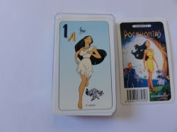 Hrací karty kvarteta POCAHONTAS v PVC obalu 