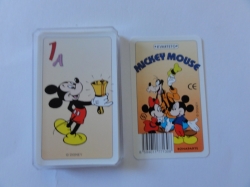 Hrací karty kvarteta MICKEY MOUSE v PVC obalu 