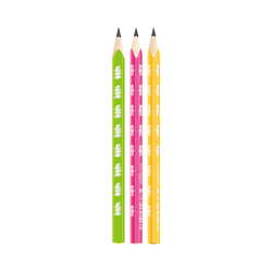 Grafitové tužky KEYROAD Neon Jumbo,trojhr.,HB,6ks