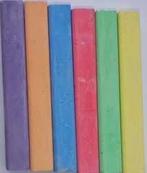 Křída školní barevná 12ks 6 barev