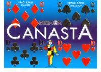 Karty hrací CANASTA papír