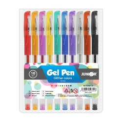 Kuličkové pero gelové 10ks glitr