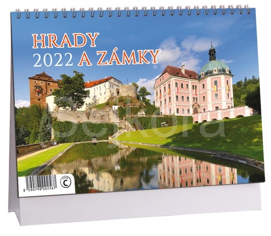 Stolní kalendář Hrady a zámky 2022