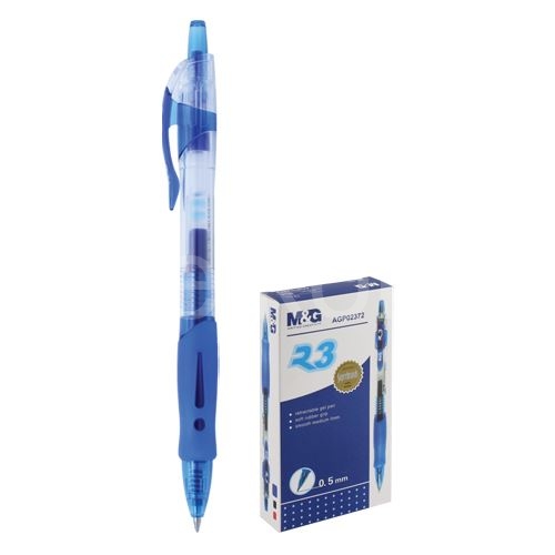 Kuličkové pero AGO02372-R3 gelové modré