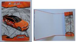 A4 box na sešity s gumou DRIFT CAR