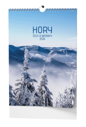 Nástěnný kalendář - Hory Čech a Moravy - A3 BNG5 