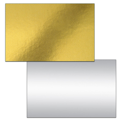 Dortová podložka obdélník 35x25 cm zlatá/stříbrná