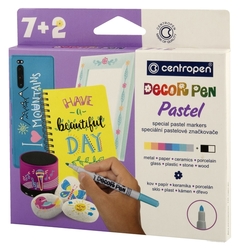 Centropen DECOR PEN PASTEL 2738/7+2