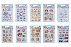 Samolepky Puffy 3D MIX  046467