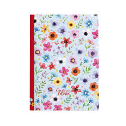 Kreativní deník - B6 - Lamino - Kvítky BUM9-3
