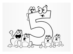 Omalovánky MFP Číslice 1-5