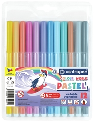 Centropen 7550 COLOR WORLD PASTEL 12ks