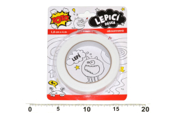 Lepicí páska oboustranná pěnová 18mmx4m 814501