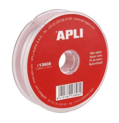Apli špulka bílého nylonového provázku, průměr 0,35 mm x 100 m, -vlasec