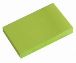 bloček samolepicí 50x75 neon zelený