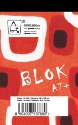 Šitý blok s recyklovaným papírem 17054 A7 linkovaný