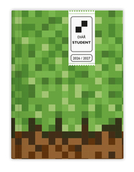 Týdenní diář - Student - V8 - lamino - kapesní - Kostky BTS9-5