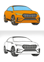 Omalovánka - A5 - Superauto Baloušek