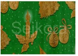 Vánoční balicí papír  hořící svíčky   700x1000mm
