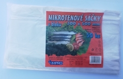 Mikrotenový sáček  300x500/15mi 50ks