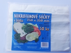 Mikrotenový sáček  250x350/15mi 50ks