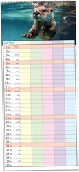 N27/A Kalendář Rodinný plánovací 2027 zvířata