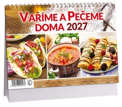 Stolní kalendář- Vaříme a pečeme doma 