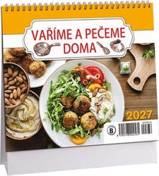 Stolní kalendář- Vaříme a pečeme doma mini 
