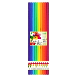 Krepový papír - sada SPECTRUM 10 ks 50cm