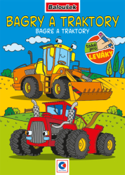 Omalovánka - A5 - Bagry a traktory Baloušek