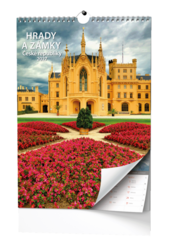 Nástěnný kalendář - Hrady a zámky České republiky BNS1