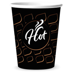 Papírový kelímek 0,2l HOT CUPS - M, 280 ml, 8 OZ, Ø 80 mm  FSc MIX