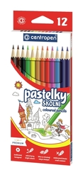 Centropen pastelky 12ks šestihranné  9520