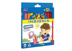 Pastelky MFP 12 ks JUMBO triangular s ořezávátkem