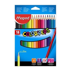 Pastelky MAPED "COLOR'PEPS" 18 ks