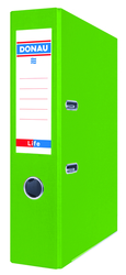 Pákový pořadač DANAU LIFE, A4/75 mm, karton, neonově zelený