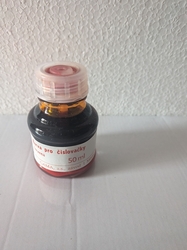 Razítková barva číslovačky červená  50ml