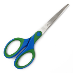 Spoko nůžky kancelářské Comfort, 18 cm, symetrické, zeleno-modré S5560
