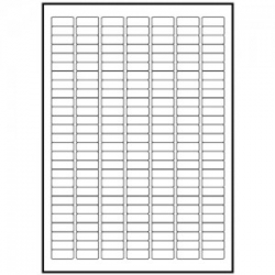 Samolepicí etiketa  25X10mm