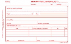 T.1314 příjmový.pokladní. doklad.NCR  50listů
