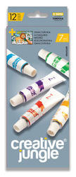 Temperové barvy 12 barev Jungle 7ml