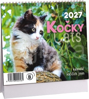 Kalendář Kočky mini 