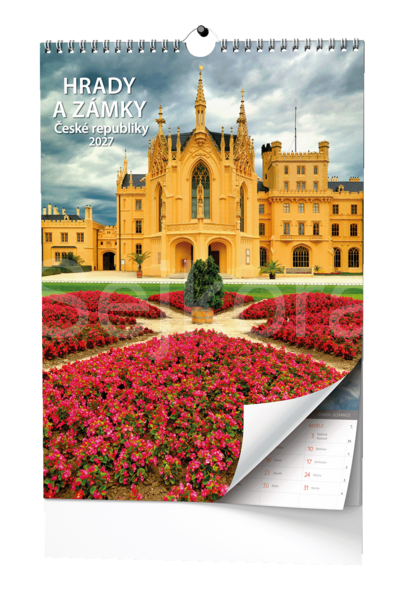 Nástěnný kalendář - Hrady a zámky České republiky BNS1
