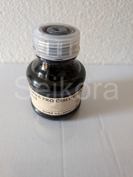 Razítková barva číslovačky černá  50ml