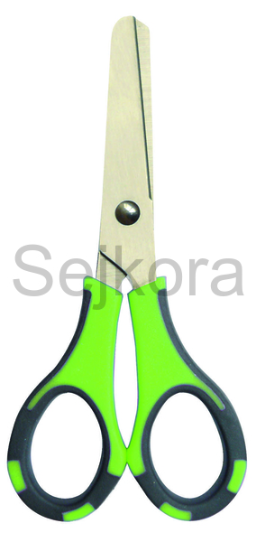 Nůžky školní, SPOKO 13 cm, kulatá špička, symetrické, mix barev S0534